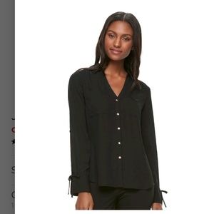 Candies Trumpet sleeve blouse